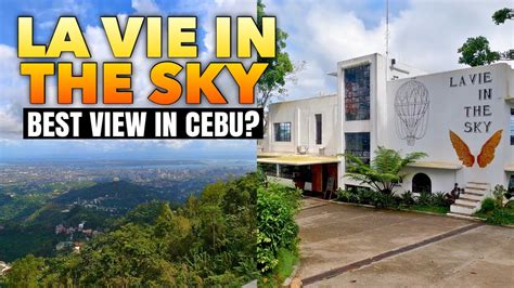 Best Restaurants in Cebu with Nice View La Vie in the Sky 🇵🇭 - YouTube