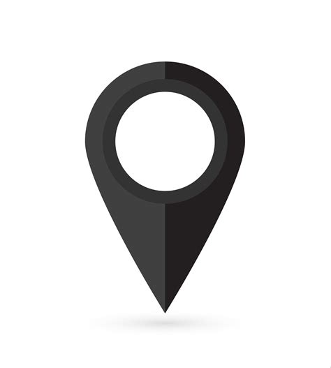 Location pin. Map pin flat icon vector design. 280087 Vector Art at ...