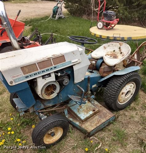 Sears Suburban garden tractor in Victoria, KS | Item FG9322 sold | Purple Wave