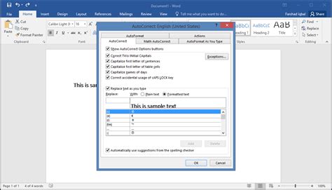 How To Set Automatic Formatting For Words And Phrases in Word