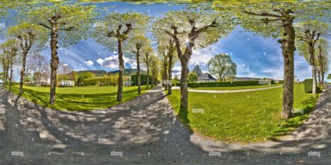 360° view of Bergenhus Fortress, Bergen - Alamy