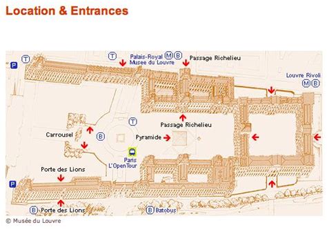 Louvre Museum Paris Map