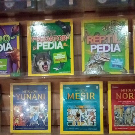 Jual nasional geographic mitologi mesir, yunani, norse, kisah kisah Alkitab, serangga pedia ...