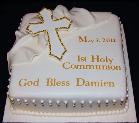 1St Holy Communion Cake - CakeCentral.com