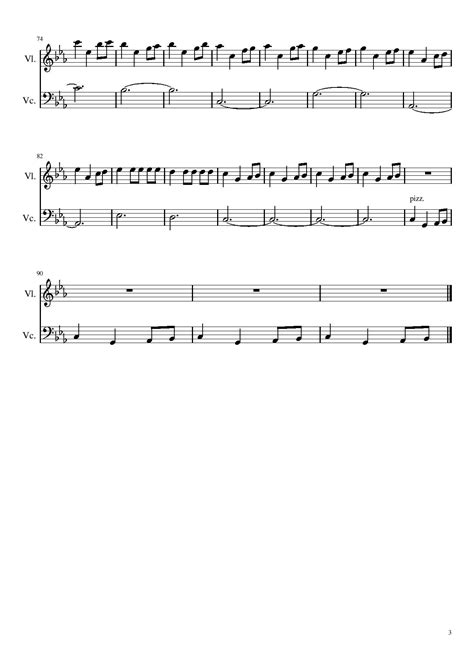 Game of Thrones Theme for Violin and Cello - Free Sheet Music