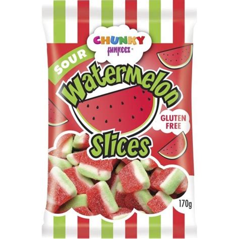 SOUR WATERMELON SLICES 170g - Brentcorp Foodservice & Bulk Barn