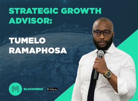 Tumelo Ramaphosa, Son of South African President, is BlockMesh's ...