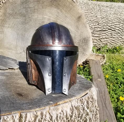 Mandalorian Inspired Helmet - Mabuhay Leather Craft