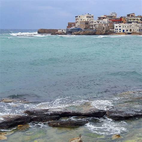 Batroun Lebanon Lebanese Mediterranean sea landscape ... (CNRS- National Center for Marine ...