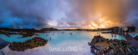 Sunset at Blue Lagoon, Iceland