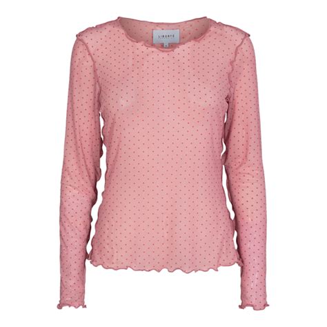 Liberté mesh top pink dot | KØB HER