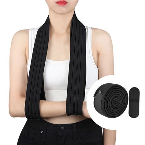 Generic (black,)Joint Sprain Fixed Sling Arm Strap Adjustable Arm Sling Fracture Recovery ...