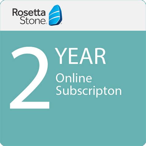 Rosetta Stone 24-Month Online Subscription 0091187 B&H Photo