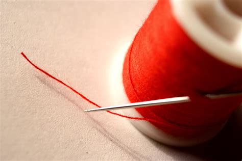 Free picture: needle, sewing thread