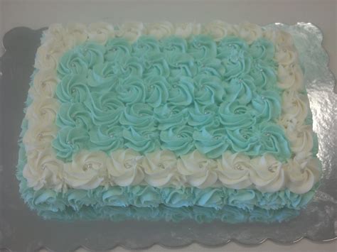 Half sheet cake with rosettes | Frozen birthday cake, Dedication cake, Frozen cake