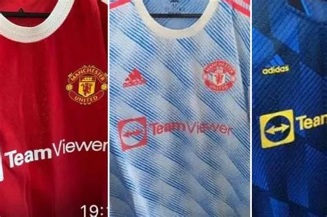 All three Manchester United 2021/22 kits 'leaked' in new pictures ...