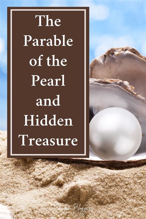 The Parable of the Pearl and the Hidden Treasure | Parables, Parables of jesus, Bible lessons ...