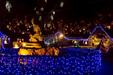 Christmas Light Display at the National Shrine of Our Lady of La ...