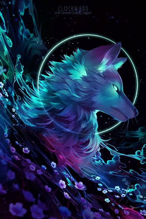 Blue Fire Wolf Wallpapers - Wallpaper Cave