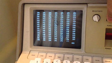 IBM 5100 - simple BASIC code (1) - YouTube