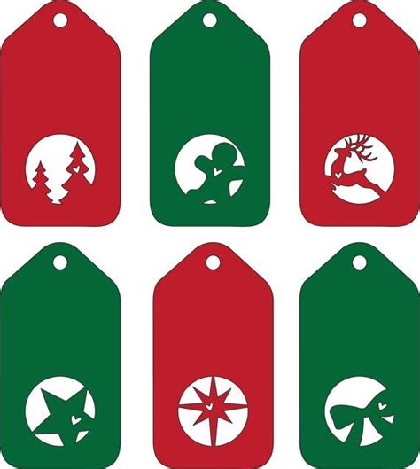 Gift Tags - Christmas svg or dxf file | Diy christmas tags, Christmas ...