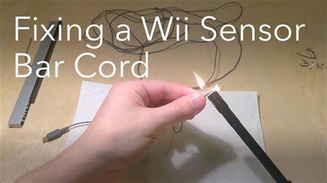 Can I fix a wii sensor bar with a broken cord? - YouTube