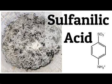 Sulfanilic acid: structure, properties, synthesis, uses - science - 2024