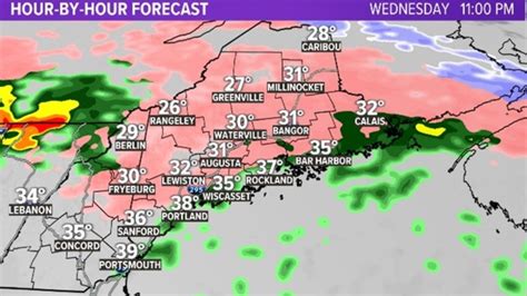 Maine weather forecast: Freezing rain in Maine on Wednesday ...