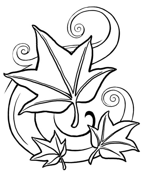 Free Printable Leaf Coloring Pages For Kids