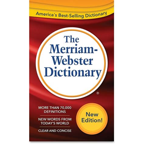 Merriam-Webster, MER2956, Dictionary, 1 Each - Walmart.com - Walmart.com