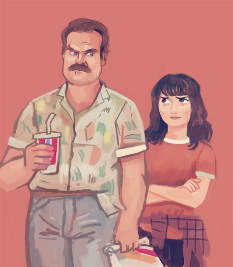 Meushh fofinhosshh🖤💜💕 | Stranger things fanart, Stranger things art, Joyce stranger things