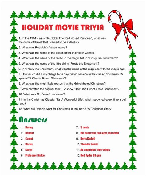 Winter Trivia Questions And Answers Printable - Printable Word Searches