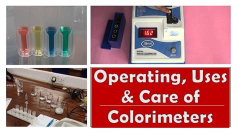 Operating Colorimeter | Care & Uses| E-Learn with Zakir| - YouTube