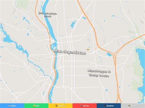 Manchester Neighborhood Map