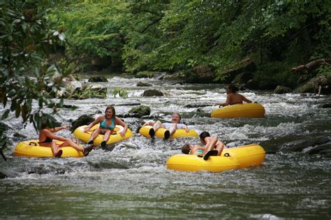 Natural Lazy River Tubing On Deep Creek North Carolina