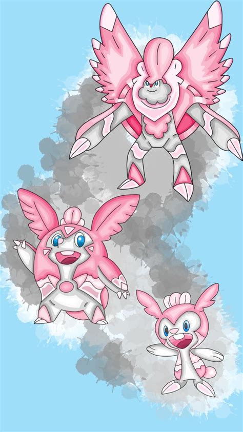 A fairy/flying type chespin line ! [OC Art] (kingklefkiart) : r/pokemon