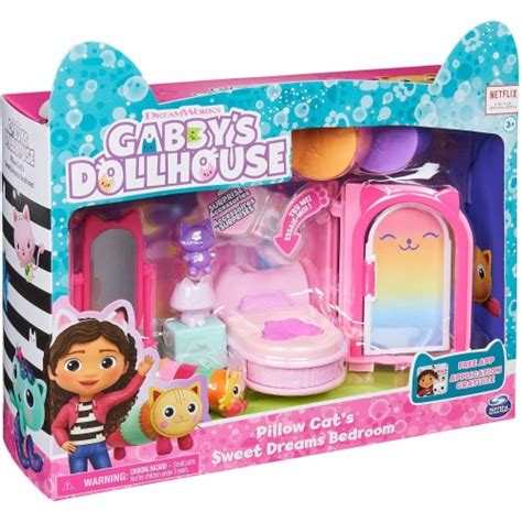 Gabby's Dollhouse - Pillow Cat's Sweet Dreams Bedroom Playset, 1 - Fred Meyer