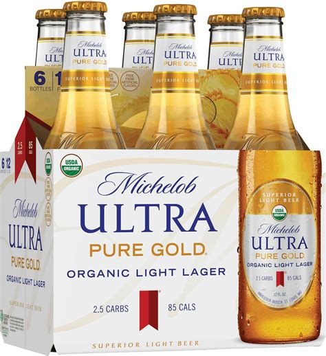 Michelob Ultra Pure Gold - Case 24 pack 12 oz. Bottle - Garden State ...