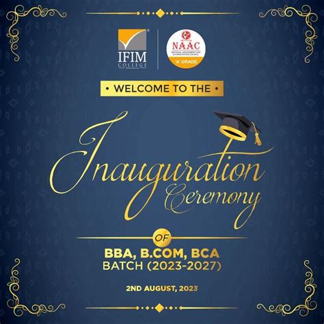 UG Inauguration Ceremony 2023 at IFIM College