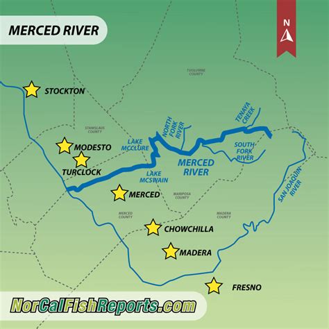 Merced River - Section II - El Portal, CA - Fish Reports & Map