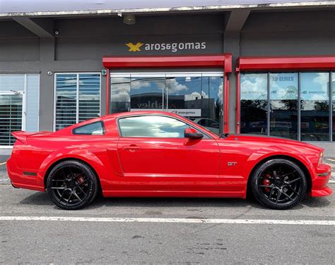 Ford Mustang GT S197 Red TSW Tabac Wheel | Wheel Front