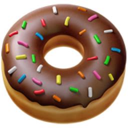 Doughnut Emoji (U+1F369)