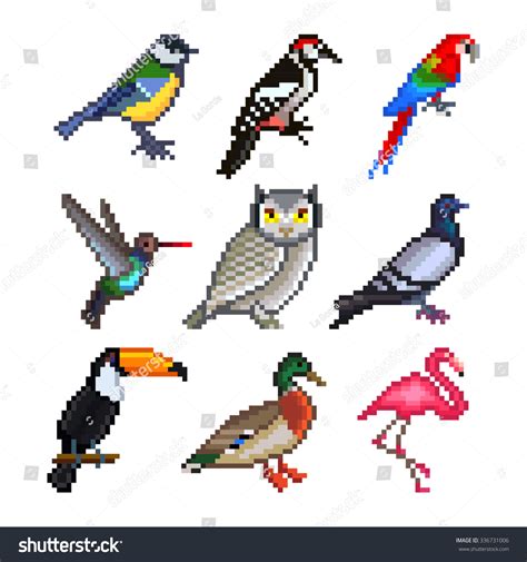 4,144 Bird Pixel Art Images, Stock Photos & Vectors | Shutterstock