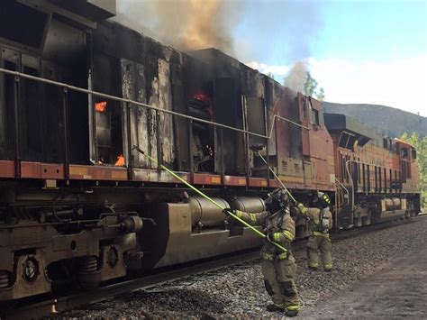 Disaster averted in locomotive fire near Alberton