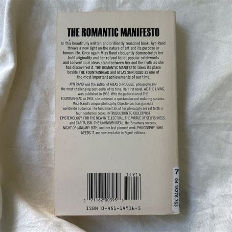 The Romantic Manifesto by Ayn Rand, Paperback | Pangobooks