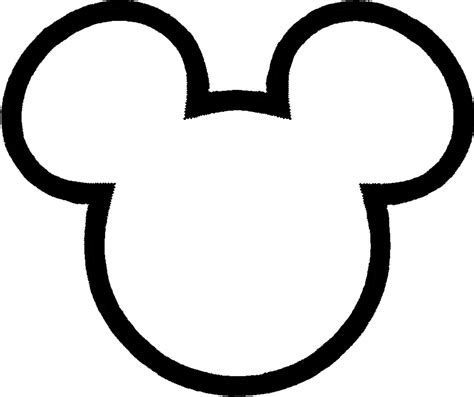 Mickey Outline Png | Free PNG Image