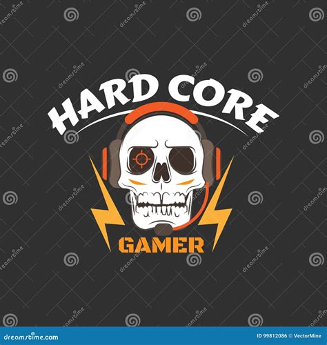 Skull Gamer Mascot Logo Design Vector Skull Logo Mascot Logo Gamer Logo Stock Photo ...