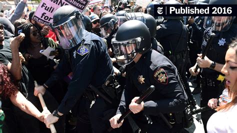 Protest Turns Rowdy as Donald Trump Appears at California G.O.P ...