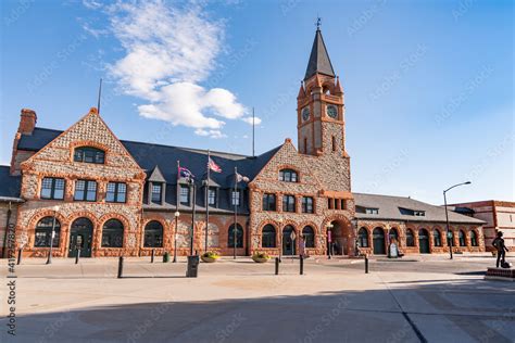 Exterior of the Union Pacific Railroad Depot Museum in Cheyenne. Built ...