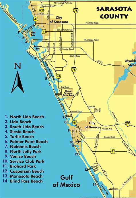 Lido Beach Florida Map - San Luis Obispo Map